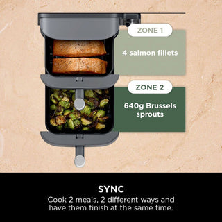 Ninja SL400UK Double Stack XL 2-Drawer 9.5L Air Fryer