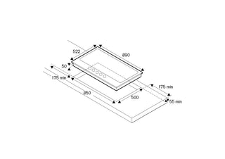 Bertazzoni P905LPRO Gas Hob