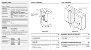 Fisher & Paykel RF600ADX1 Precision Fit French Door Fridge Freezer