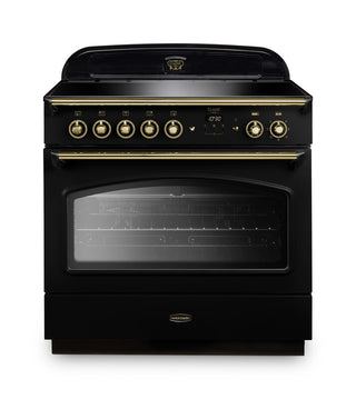 Rangemaster Classic FX 90cm Induction Range Cooker With Brass Trim