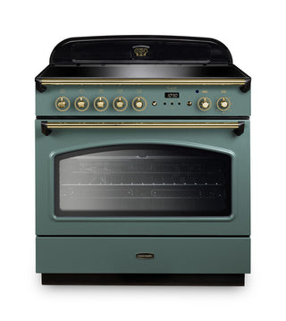 Rangemaster Classic FX 90cm Induction Range Cooker With Brass Trim