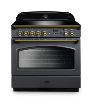 Rangemaster Classic FX 90cm Induction Range Cooker With Brass Trim