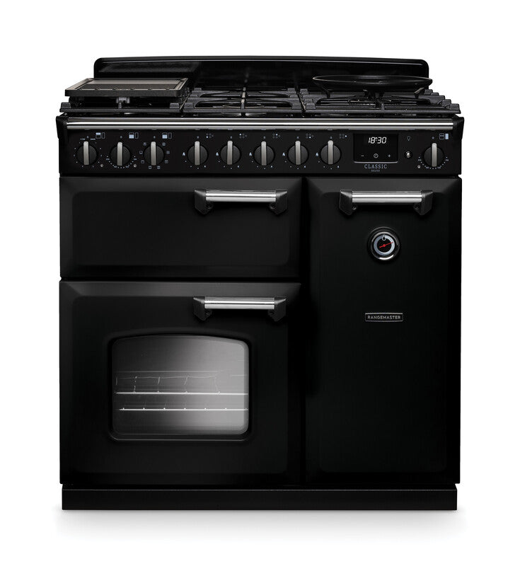 Rangemaster New Classic Deluxe 90cm Dual Fuel Range Cooker – Whitakers ...