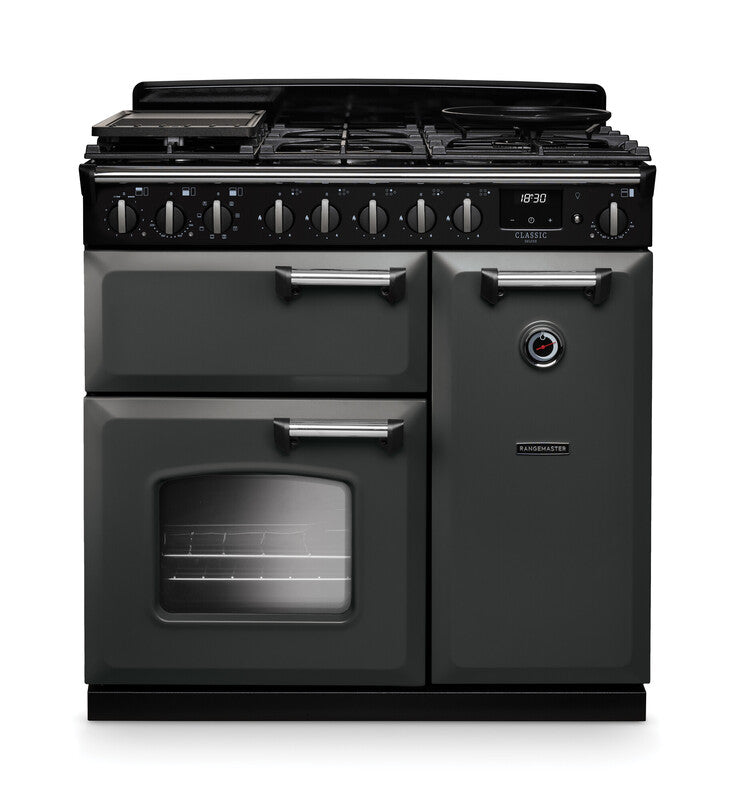 Rangemaster New Classic Deluxe 90cm Dual Fuel Range Cooker – Whitakers ...