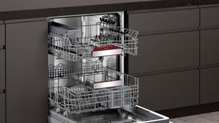 Neff S299ZB803E Extra Height Fully Integrated Dishwasher with Retrofittable Cutlery Tray