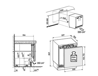 Liebherr SUFNd365i Built-Under Frost Free Freezer