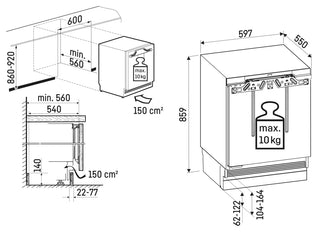 Liebherr SUFc3703 XXL Built-In SmartFrost Freezer