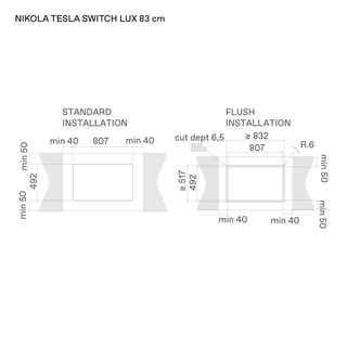 Elica NikolaTesla SWITCH LUX Venting Induction Hob