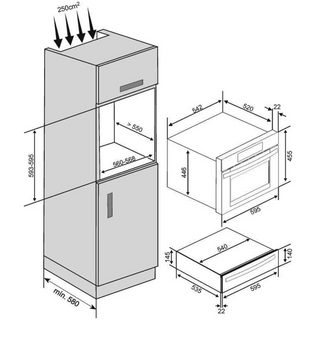 Bertazzoni WD60N 14cm Warming Drawer
