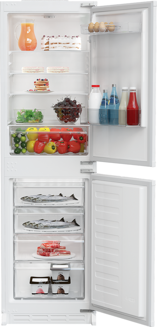 Zenith ZICSD455 54cm 50/50 Integrated Manual Fridge Freezer