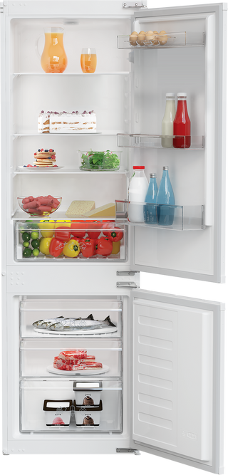 Zenith ZICSD473 54cm 70/30 Integrated Manual Fridge Freezer