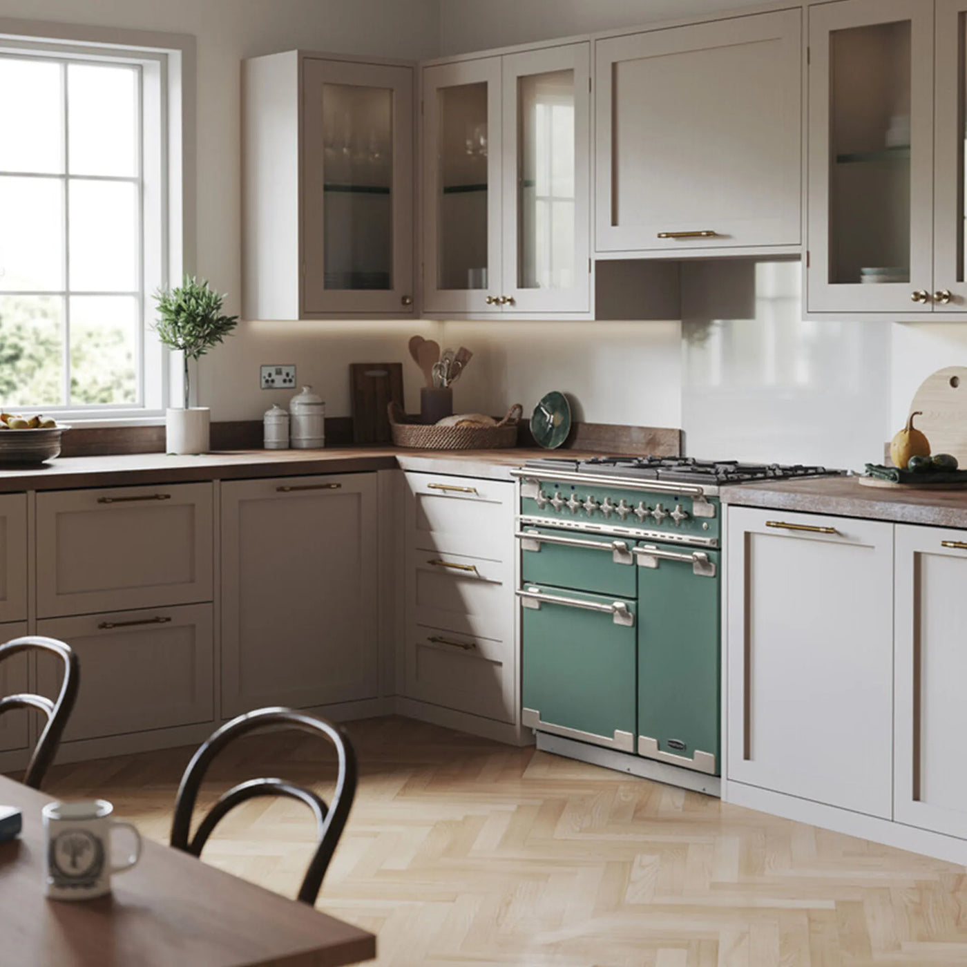 Modern kitchen with premium appliances