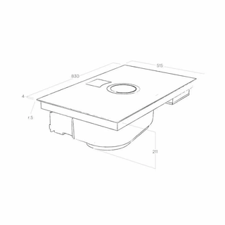 Elica NT-SWITCH-DO-BLK Venting Induction Hob