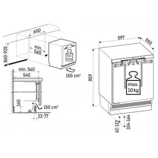 Liebherr URc3701 Built-Under Fridge with Ice Box
