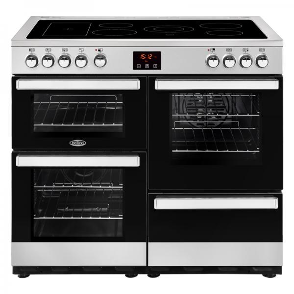 Belling 444444085 100E Stainless Steel Cookcentre Electric Range Cooker