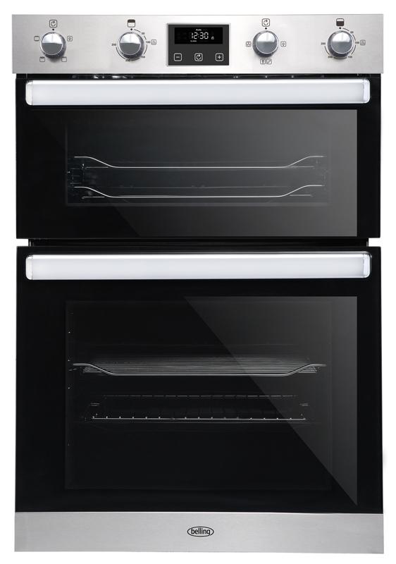 Belling BI902FP 444444785 Stainless Steel Built-In Double Oven