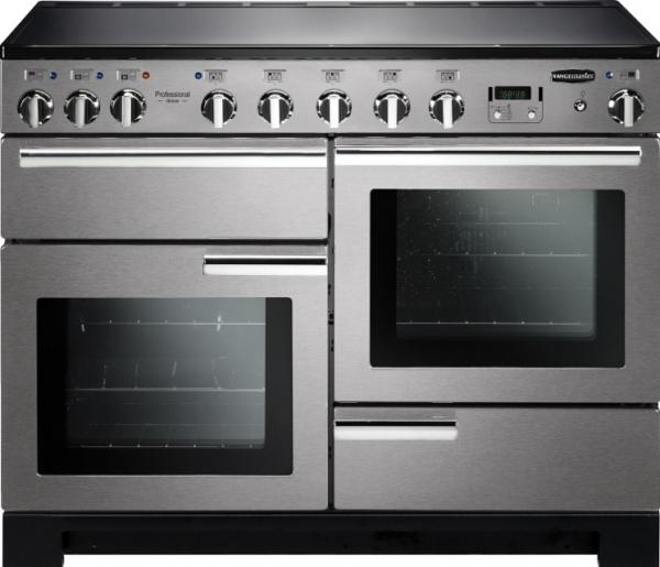 Rangemaster PDL110EISS/C 101540 Professional Deluxe 110cm Stainless Steel Induction Range Cooker