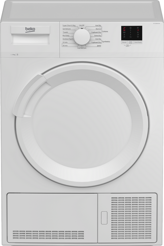 Beko DTLCE80041W Condenser Tumble Dryer