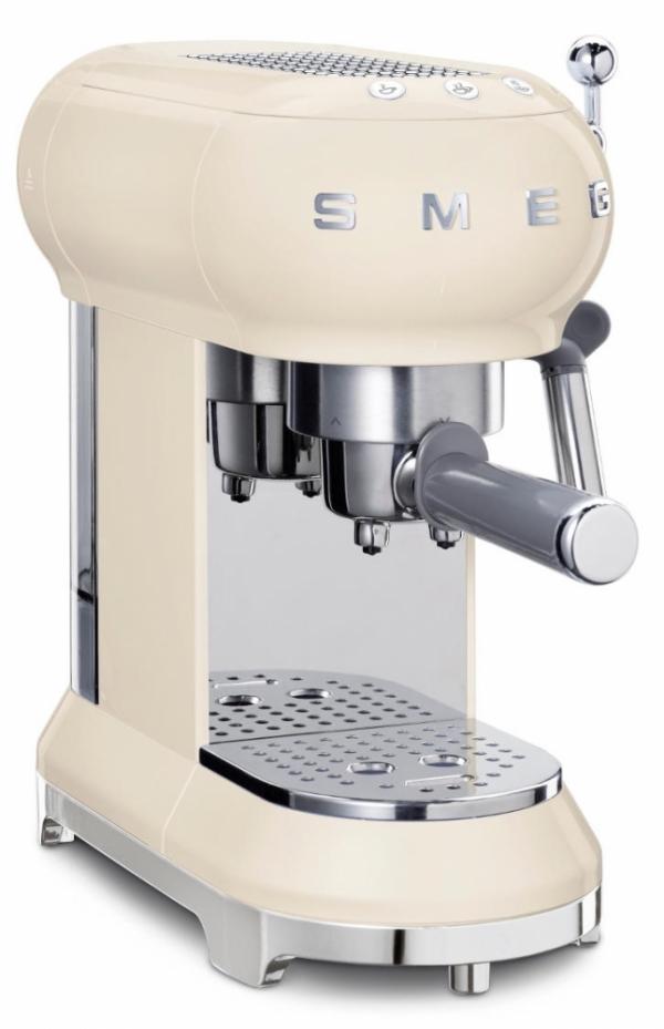 Smeg ECF01CRUK 50's Retro Cream Espresso Coffee Machine