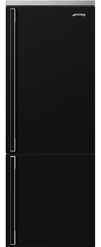Smeg FA490RBL 70cm Portofino Black Fridge Freezer