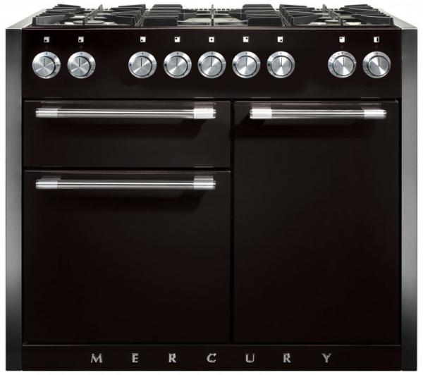 Mercury MCY1082DFAB/ 93220 1082 Dual Fuel Ash Black Range Cooker