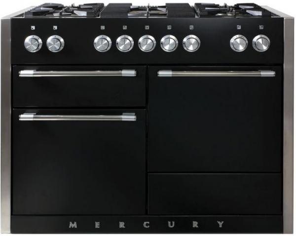 Mercury MCY1200DFAB/ 92950 1200 Dual Fuel Ash Black Range Cooker