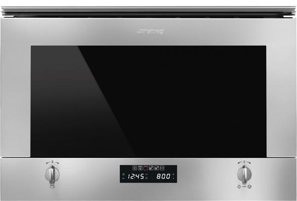 Smeg MP422X1 60cm Cucina Stainless Steel Microwave Oven with Grill