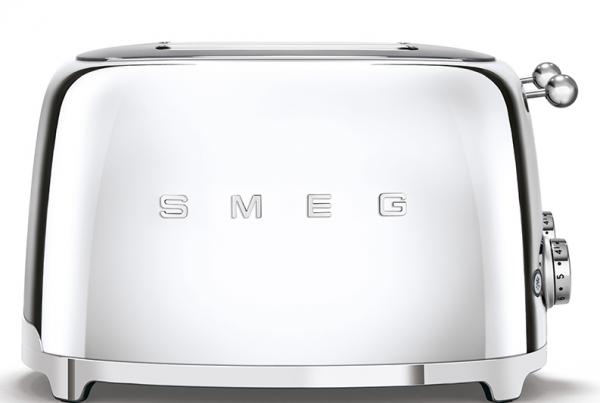 Smeg TSF03SSUK 50's Retro Stainless Steel 4 Slice Toaster