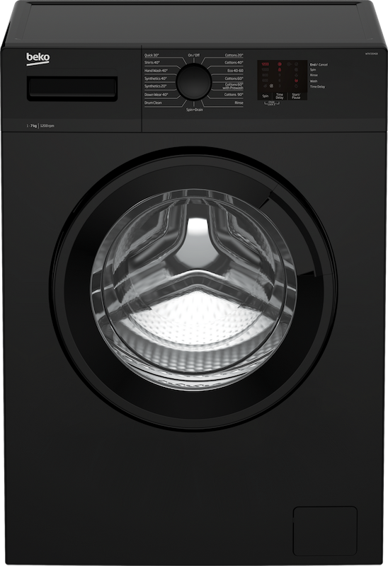 Beko WTK72041B Black Washing Machine	