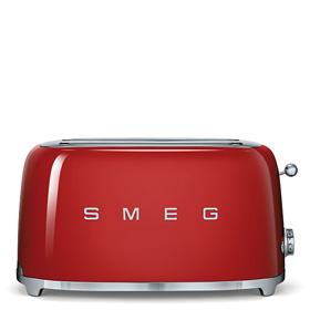 Smeg TSF02RDUK Red 4 Slice Toaster