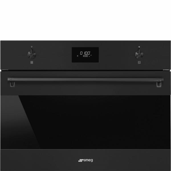 SMEG  SO4301M0N Compact 45cm Classic Microwave with Grill Matte Black 
